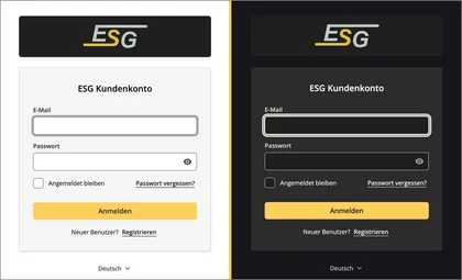 Option to choose between light and dark themes