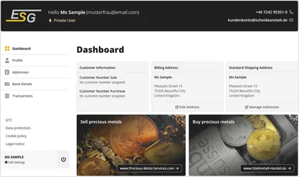 Intuitive homepage – access everything quickly